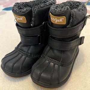 Cat & Jack Black Snow boots